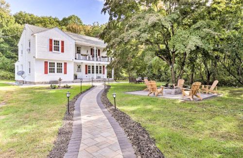 Waterbury House | Upscale Waterbury Retreat with Indoor Hot Tub!