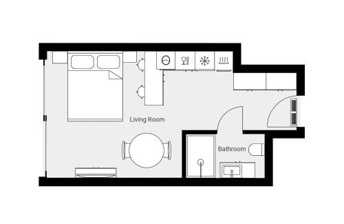 Katowice Apartment | URBAN APARTMENTS GLOBAL SkyLine 23rd floor No 8, Garage, Self Check-in, No Deposit