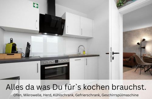 Dreieich Apartment | Urban Jungle Industríal Parkplatz Balkon Business