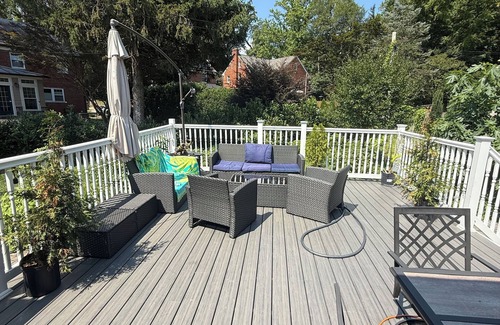 Colonial Village House | Urban ZenDC 1-bedroom in a house with fitness room and AC in charming Washington