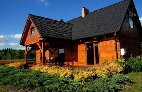 gmina Orla House | Uroczy drewniany dom w ciszy i spokoju