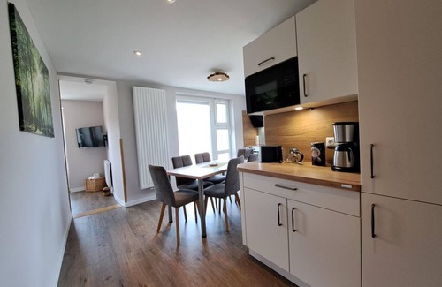 Oberweser Apartment | Vacation apartment Reinhardswald, shower, WC, 1 bedroom - Holiday apartments in the guesthouse