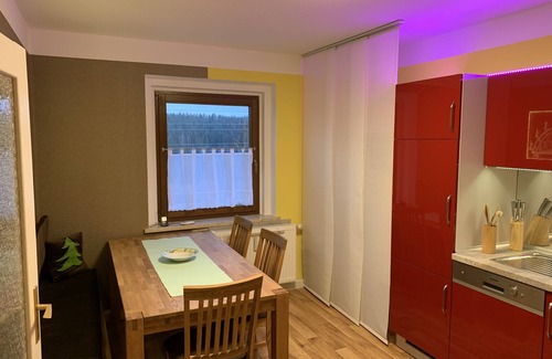 Johanngeorgenstadt Apartment | Vacation apartment directly at the cross-country ski trail entrance Charging possibility e-car/hybrid!