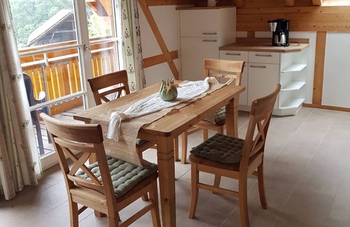 Oberharmersbach Apartment | Vacation apartment Kronenhirsch, 63 sqm, 2 bedrooms, balcony, max. 4 persons