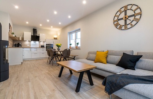 Walchum House | Vacation home for 6 guests with sauna, fireplace and lake view in Walchum
