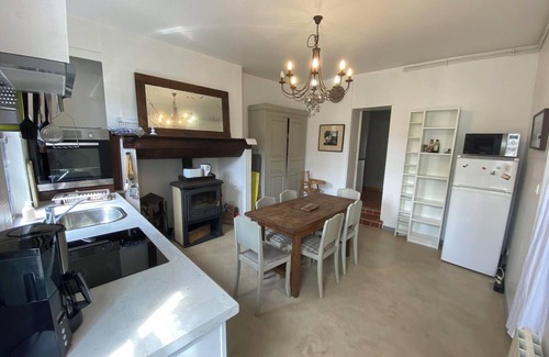 Le Bec-Hellouin House | Vacation Home "La Maison Du Bec En Normandie" with Private Terrace, Private Garden & Wi-Fi