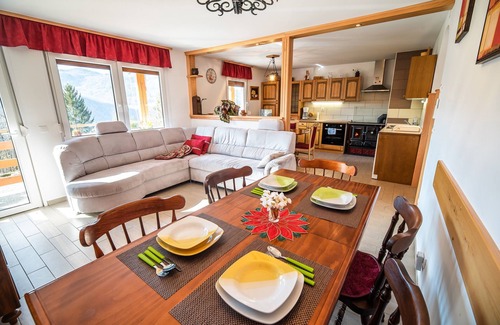 Tolmin House | Valley view Holiday Home Mrak with sauna