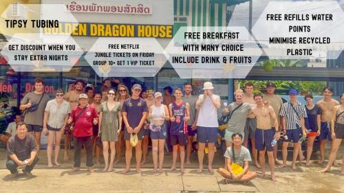 Vang Vieng Bed & Breakfast | Vang Vieng Golden Dragon House