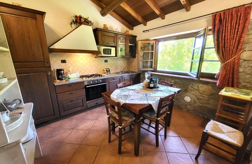 Camporgiano Villa | Very private Sympathetically Restored Barn With Private Pool, Country Views WIFI