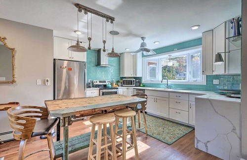 Milford House | Vibrant Milford Home w/Boat Dock & Patio!