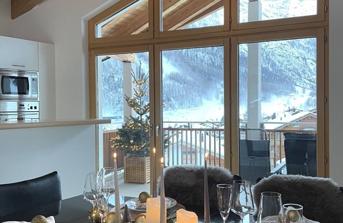 Saas-Fee Apartment | Victoria’s Home - duplex penthouse with stunning mountain views