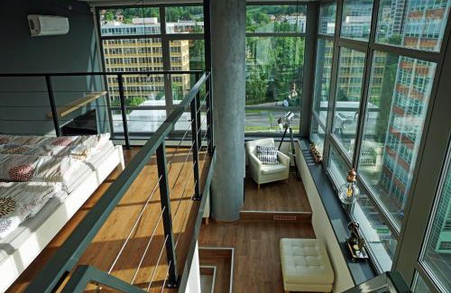 Zlin Apartment | View Skyscraper Bata - loft XL