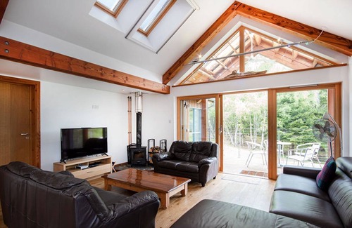 Muir of Ord Apartment | Views over Loch Meig in the Strathconon glen.