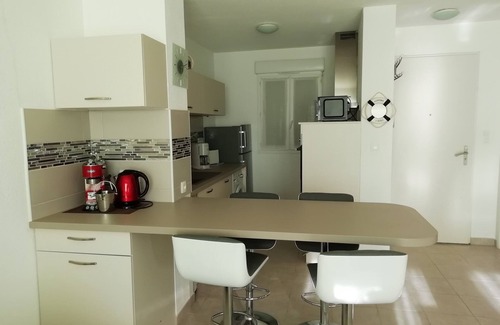 Santa-Maria-Poggio Villa | Villa 3 * 62m², 2Bedroom, Closed Residence, Swimming pools, Wi-fi, Parking, Calm 800m Sea