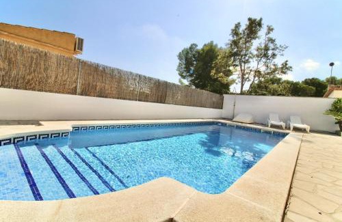 Les Tres Cales Villa | Villa Alzines con piscina privada, AC y wifi
