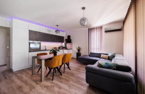 Siofok Aranypart Apartment | Villa Bauhaus Wellness Apartman 105