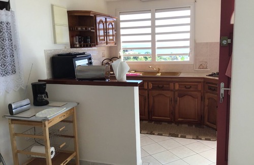 Vieux-Fort Apartment | Villa bottom "KARMELGAB" 82m2 overlooking the Saintes