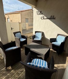 Narbonne-Plage House | Villa Chemakhi 10 personnes