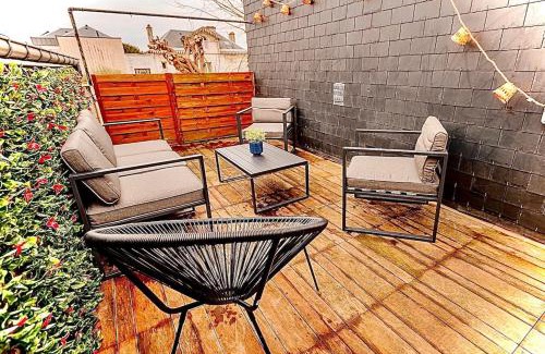 Cote Ouest Ormeaux House | Villa de charme La Belle Havraise 6 pers 3 chambres terrasse avec garage
