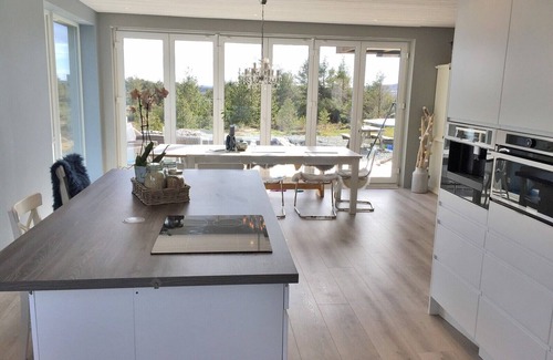 Steinsland Villa | Villa for rent in Landet with Pool, and sauna.