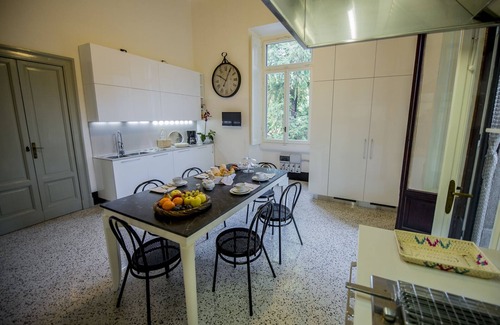 Mandello del Lario Villa | Villa in pure Art Nouveau style with swimming pool and park