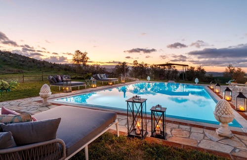 Peccioli Villa | VILLA LAJATICO Farmhouse with Private Pool and the Most Exciting View over the Hilltops