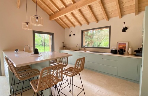 Lit-et-Mixe House | Villa Le Charles with swimming pool ideal for large families and groups