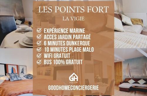Coudekerque-Branche Apartment | *Villa Marine*La Vigie - Duplex