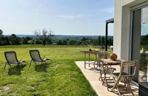 Villetoureix Villa | Villa moderne vue exceptionnelle et SPA
