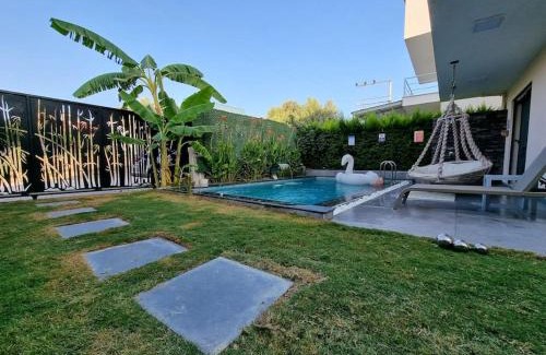 Sogucak Villa | Villa Oyster Park Isıtmalı Yıldız Efektli Çocuk Havuzlu Villa
