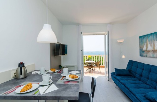 Plat Apartment | Villa Panorama Dubrovnik (A1) - Deluxe One Bedroom Apartment with Terrace and Sea View