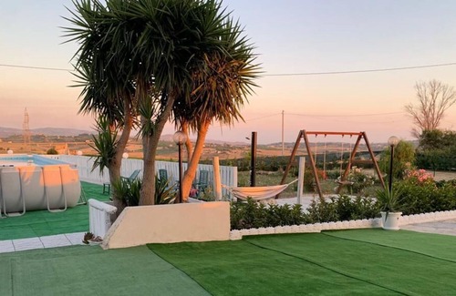 Grotte Villa | Villa 'Racalmare' with Mountain View, Pool & A/C