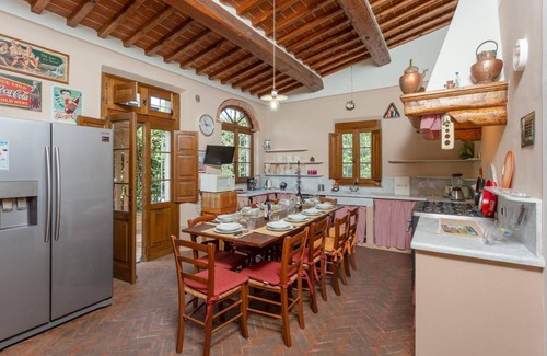 San Giuliano Terme Villa | Villa Rossa Large Private Pool, WiFi