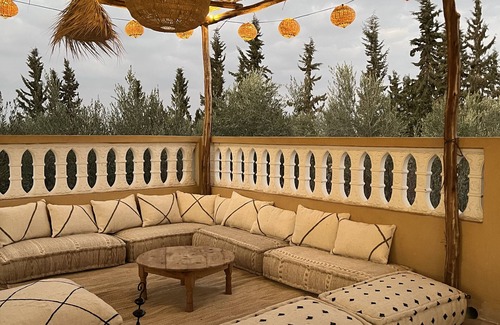Hivernage Villa | Villa Safran Ailleurs sous les Oliviers 15 minutes from the medina in Marrakech