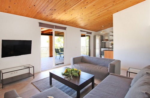 Alaro Ski Chalet | Villa Ses Costes with private pool, garden and panoramic views of the mountains in Alaró