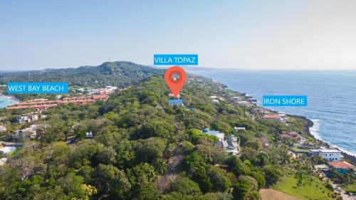 Lighthouse Estates Villa | Villa Topaz Above West Bay with 180 degree views!