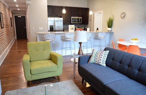 Central Business District Condo | Vintage Advertisements Themed luxury condo, 2 blocks from French Quarter