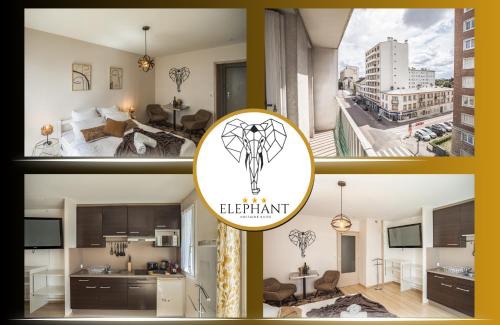 Troyes Apartment | Voltaire Elephant Suite - 5 min Hypercentre - Parking Privé