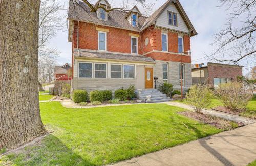 Medina Apartment | Walk to Medina Public Square 1880 Historic Home