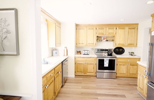 Orleans House | Walk to Rock Harbor Beach from your spacious Orleans coastal retreat