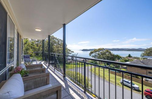 Salamander Bay House | Wanda Up, 80 Randall Dr - spectacular views, aircon and Wi-Fi