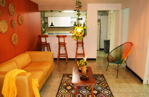 Laureles - Estadio Apartment | Warm Rustic African Interior Home in laurels