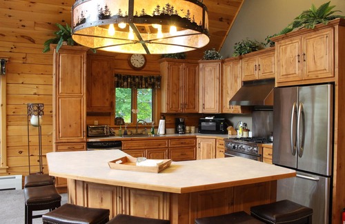 Old Forge Cabin | Water front log home