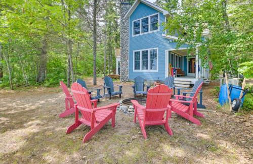 Cheboygan House | Waterfront Cheboygan Home with Fire Pit