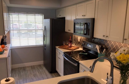 Cocoa Isles Condo | Waterfront! Enjoy Beautiful Sunsets and Fish off the Docks!