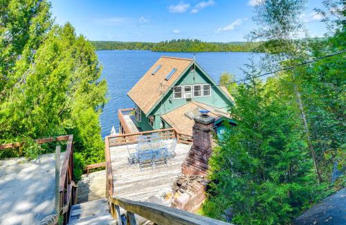 Town of Diana House | Waterfront Harrisville Home with Outdoor Fireplace!