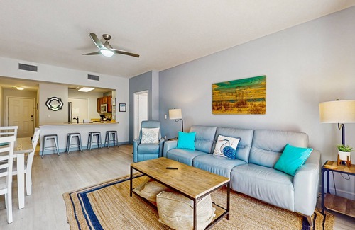 Waterside Village Condo | Waterfront Home Close to Beach w/Shared Pool, Hot Tub, Free WiFi, & Central AC