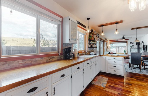 Joseph House | Waterfront Home on Wallowa Lake with private sauna, dock & amazing view