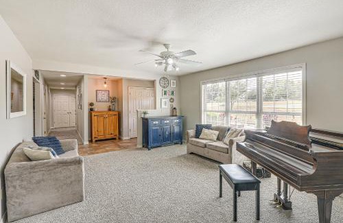 Arkansas City House | Waterfront Kansas Home with Private Fire Pit!