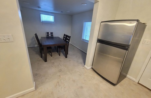 Wyandotte House | Waterfront with boat dock 1-bedroom on Detroit River canal. Good for 4 people